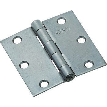 National Hardware N140-566 Utility Hinge, 3-1/2 in W Frame Leaf, 0.11 in Thick Frame Leaf, Cold Rolled Steel, Steel