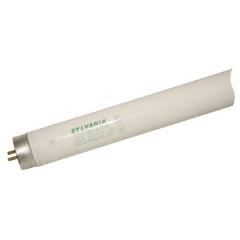 Sylvania 21720 Fluorescent Bulb, 32 W, T8 Lamp, Medium G13 Lamp Base, 2708 Lumens, 6500 K Color Temp, Stark White Light