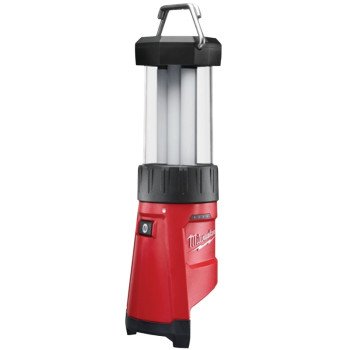 Milwaukee 2362-20 Lantern/Flood Light, LED Lamp, Plastic, Red