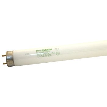 Sylvania 21781 Fluorescent Bulb, 32 W, T8 Lamp, Medium G13 Lamp Base, 2975, 4100 K Color Temp, Cool White