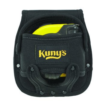 Kuny's Tool Works Series HM-1218 Tape Holder, 1-Pocket, Fabric, Black/Tan