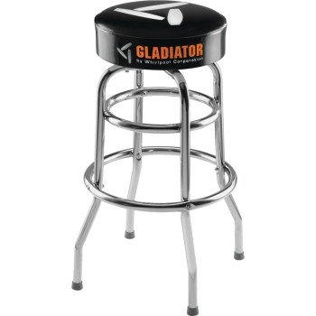 Gladiator GAAC30STJB Workbench Stool, 15 in OAW, 30 in OAH, 300 lb, Black