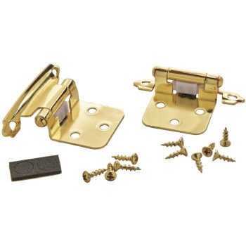 Amerock BP34293/BPR34293 Cabinet Hinge, Polished Brass