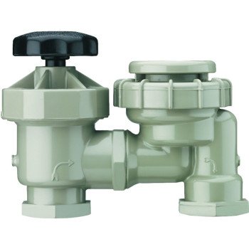 Lawn Genie L4010 Anti-Siphon Valve, 1 in, FNPT, 75 to 150 psi Pressure, 0 to 30 gpm, PVC Body