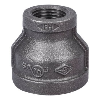 ProSource 24 Series 1X1/2B Reducing Pipe Coupling, 1 x 1/2 in, FIP, Steel, SCH 40 Schedule, 300 psi Pressure