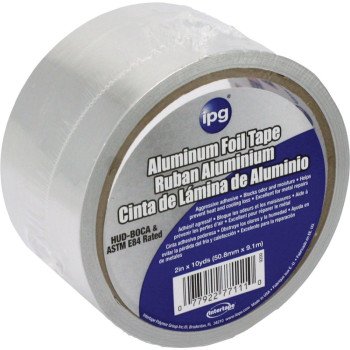 IPG 9200 Foil Tape, 3 mil Thick, 10 yd L, 2 in W, Aluminum Backing