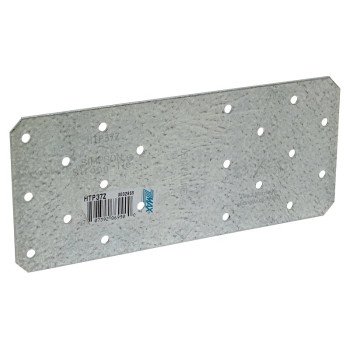 Simpson Strong-Tie HTP HTP37Z Tie Plate, 7 in L, 3 in W, Steel, Galvanized