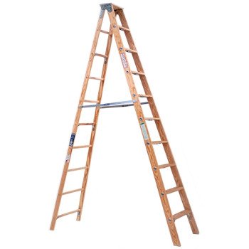 1311-10 10FT WOOD STEPLADDER  