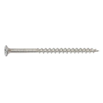 Midwest Fastener 53994 Deck Screw, #8 Thread, 3 in L, Coarse Thread, Bugle Head, Phillips Drive, Steel, Dacrotized, 272/PK