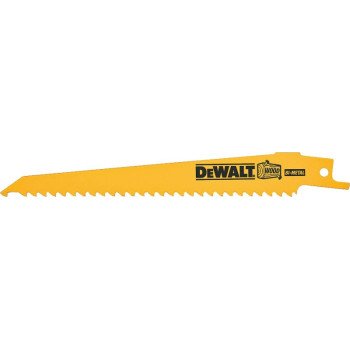 DeWALT DW4846 Reciprocating Saw Blade, 3/4 in W, 8 in L, 10/14 TPI