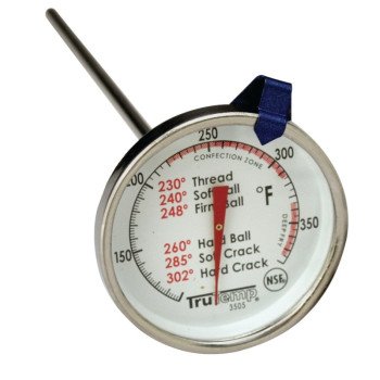 Taylor 3505 Candy/Deep Fry Thermometer,-40 to 450 deg F, Analog Display