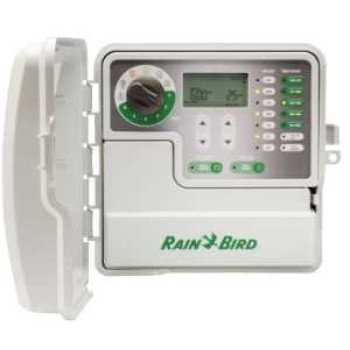 Rain Bird SST-600OUT Irrigation Timer, 25.5/120 VAC, 6 -Zone, 1 -Program, Digital Display, Wall Mounting