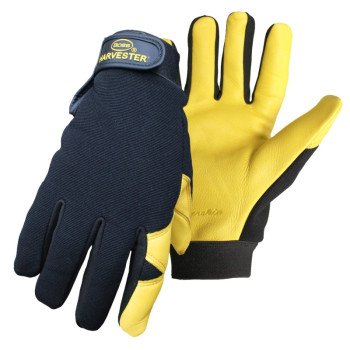 Boss 41872X Gloves, 2XL, Adjustable, Elastic Wrist Cuff, Polyester/Spandex Back, Polyester Lining