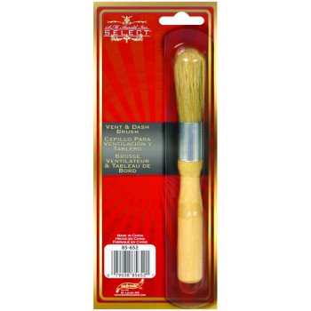 SM Arnold SELECT 85-652 Vent and Dash Brush, 1.87 in L Trim, 6 in OAL, Natural Boar Trim