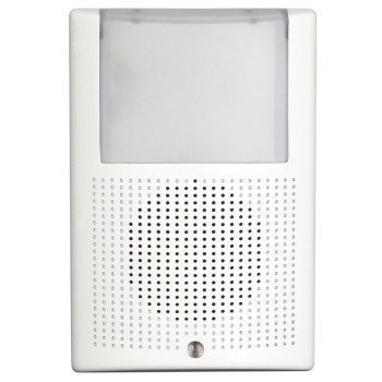 Heath Zenith SL-7776-02 Nightlight Doorbell Kit, Wireless, Ding, Ding-Dong, Westminster Tone, White