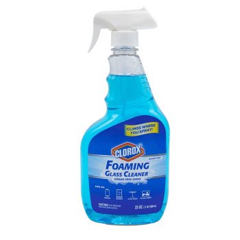 Clorox BBP0424 Glass Cleaner, 23 oz Spray Bottle, Foam