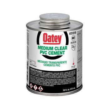 Oatey 31019 Cement, 16 oz, Liquid, Clear