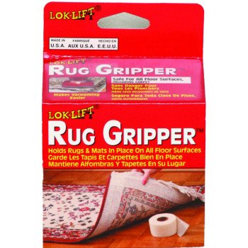 Optimum 2525AB Rug Gripper, 25 ft L, 2-1/2 in W, White