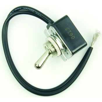 Jandorf 61135 Switch, 4/8/10 A, 125/250 V, SPST, Lead Wire Terminal