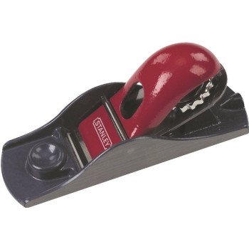 STANLEY 12-247 Adjustable Block Plane, 1-5/8 in W Blade, Iron Body, Gray