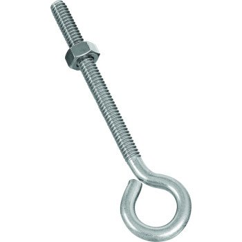 National Hardware N221-606 Eye Bolt, 1/4-20 Thread, 2-3/4 in L Thread, 0.56 in ID Dia Eye, 3.02 in L Shank