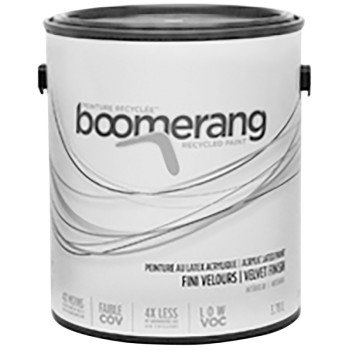 Boomerang 5181 Series 5181-10L19 Interior Paint, Velvet, Moonlight, 3.78 L, 40 sq-m Coverage Area