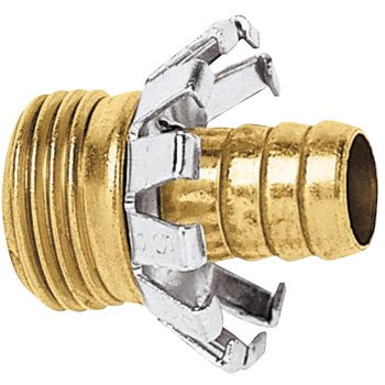 Gilmour 858014-1001 Hose Coupling, 5/8 in, Male, Brass