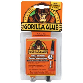 Gorilla 5100502 Mini Super Glue, Liquid, Clear, 3 g Tube