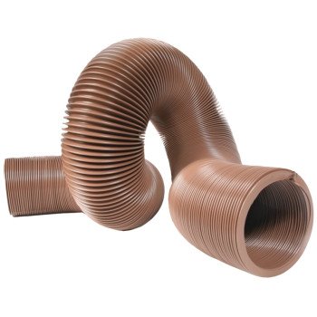 Camco USA 39621 Sewer Hose, 10 ft Extended, 16 in Compressed L, HTS Vinyl, Brown