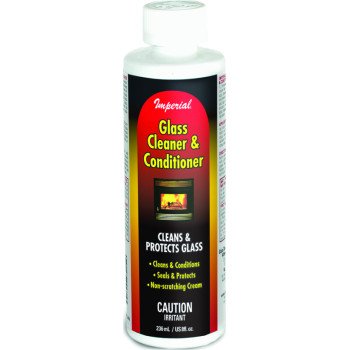 Imperial KK0315 Glass Cleaner and Conditioner, Liquid, Opaque Blue, Viscous Liquid, 8 fl-oz Bottle