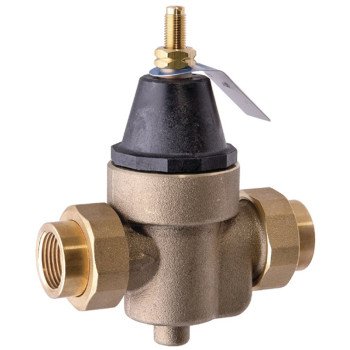 Watts 1 LFN45BM1-U Pressure Reducing Valve, 1 in, NPT x NPT Female, Silicone Alloy Body