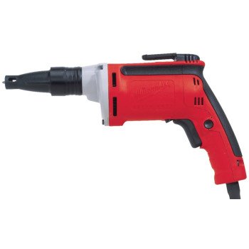 Milwaukee 6742-20 Drywall Screwdriver, 6.5 A, 1/4 in Chuck, Hex, Keyless Chuck, 4000 rpm Speed, 10 ft L Cord