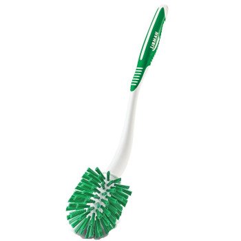 Libman 1020 Toilet Bowl Brush, 1 in L Trim, PET Bristle, 19-1/4 in OAL