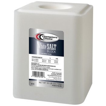 Cargill 100012578 Salt Block, White, 50 lb