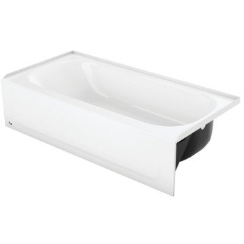 Bootz Aloha 011-3364-00/4364 Bathtub, Right Drain Location, 39 gal Capacity, 60 in L, 30 in W, 14-1/4 in H, Steel