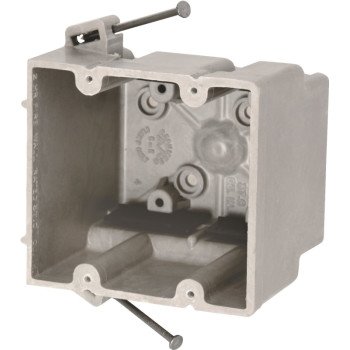 fiberglassBOX 2300-NK Electrical Box, 2 -Gang, Fiberglass/Polyester, Beige/Tan, Wall Mounting