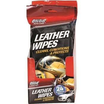 8909 LEATHER WIPES 24CT       