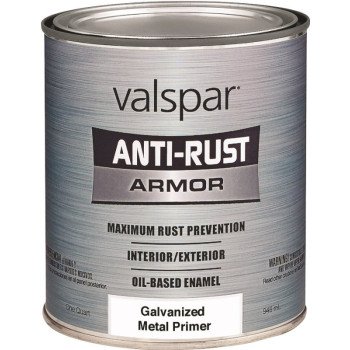 Valspar Anti-Rust Armor 044.0021850.005 Primer, Flat, 1 qt