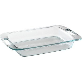 Pyrex 1085782 Baking Dish, 3 qt, Glass, Dishwasher Safe: Yes