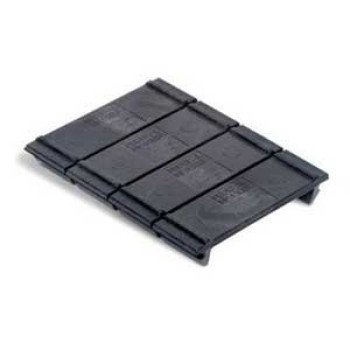 Square D Stab-lok PF1CP Filler Plate, 4-1/2 in L, Plastic, Black, For: Stab-lok Federal Pioneer circuit breakers