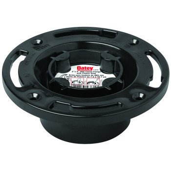 Oatey 48470 Closet Flange, 3, 4 in Connection, ABS, For: 3 in or Inside 4 in SCH 40 DWV Pipe