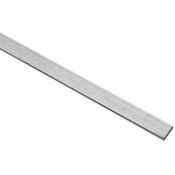 Stanley Hardware 4200BC Series N247-007 Flat Bar, 1/2 in W, 48 in L, 1/8 in Thick, Aluminum, Mill