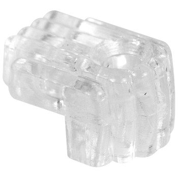 Prime-Line U9003 Mirror Clip, Acrylic, Clear, 6/PK