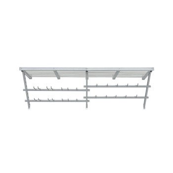 Easy Track 220861 Utility Shelf and Track Storage System, 1000 lb Capacity, Steel, Gray, 20 in L, 64 in W, 20 in H
