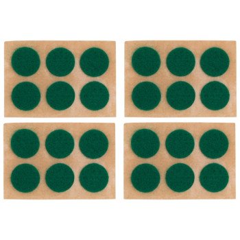 ProSource PH-122294-PS Furniture Pad, Felt Cloth, Green, 5/8 in Dia, 1/16 in Thick, Round