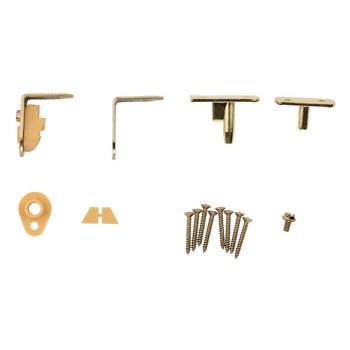 National Hardware Swing N Stay V130 Series N173-823 Cafe Door Hinge, Steel, Brass