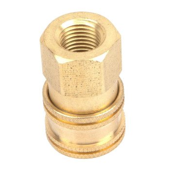 Forney 75127 Quick Coupler, 1/4 in Connection, FNPT, Brass