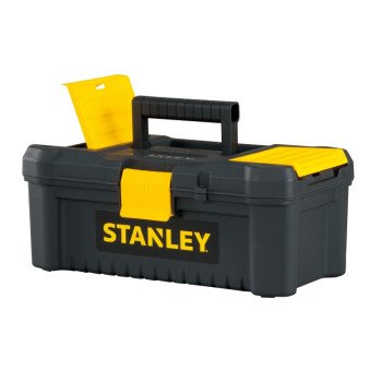 STANLEY Essential Series STST13331 Tool Box, 213.6 cu-in, Polypropylene, Black/Yellow