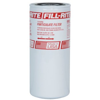 Fill-Rite F1810PM0 Fuel Filter, 3/4 in Connection, NPT, 18 gpm, 10 um, Metal Head