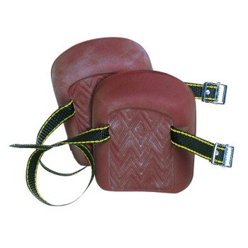 CLC 317 Flat Bottom Knee Pad, Foam Rubber Pad, Buckle Closure